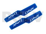  LXPN425  Lynx Heli NANO CPX Plastic Propeller 42mm Blue Sky 